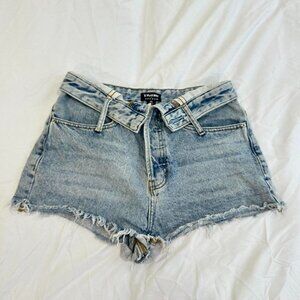 Playboy x Pacsun fold over shorts with bunny pocket stitch